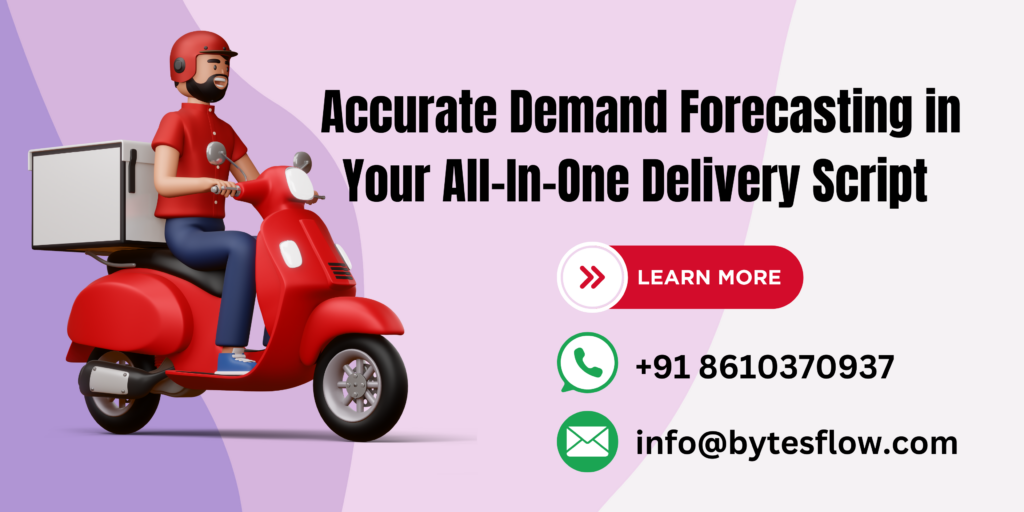 Demand Forecasting in All In One Delivery Script
